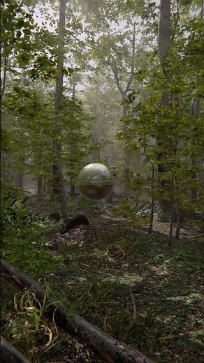Encountered A Flying Buga Sphere In The Forest