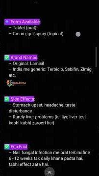 Terbinafine Cream | Terbinafine Tablet Uses | Terbinafine kya hai | Uses, Side Effects, Dose & Brand