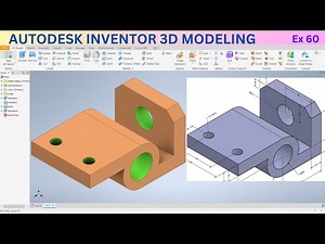Learn Autodesk Inventor 3D Modeling | Example 60
