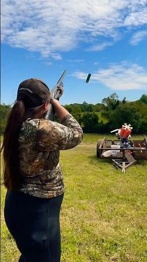 Had to do some trap shooting before the dove hunt!