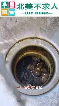 厨余搅碎机坏了？2分钟快速修好！Garbage Disposal Not Working? Fix It in 2 Minutes! #北美不求人 #diy