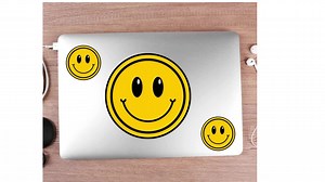 Happy Face Emoji Sticker Sheet: Printable Scrapbook Stickers (digital Download) - Etsy UK