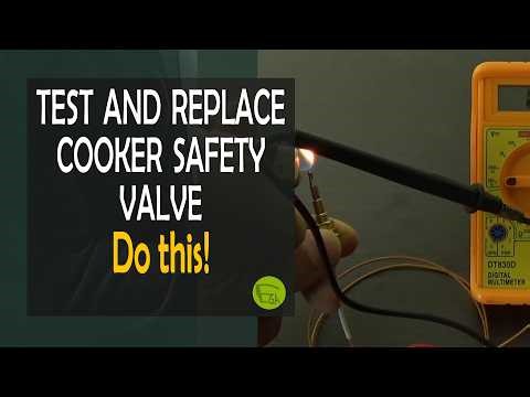 Cooktop flame goes out how to test and replace the safety valve