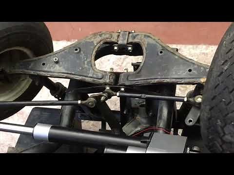 Golf Cart Steering Control Using a Linear Actuator