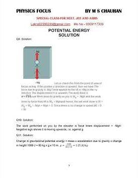 WORK ENERGY & POWER MCQs; CONSERVATIVE FORCE; NEWTON LAW OF COLLISION, HEAD ON ELASTIC COLLISION;