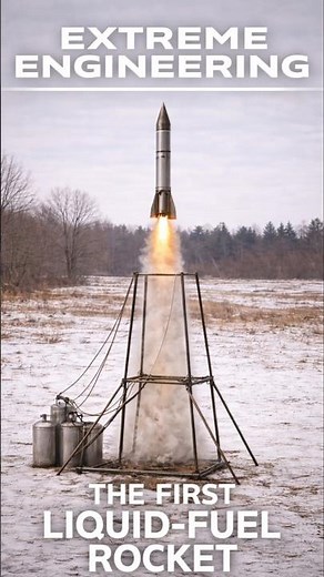 The First Liquid-Fuel Rocket/ LabPlanet/ #spaceexploration
