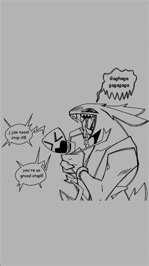 Evil Jax Eats Gangle!?😭💀She Secretly Likes It?😈The Amazing Digital Circus Comic Dub