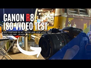 Canon R8 Low Light ISO Test