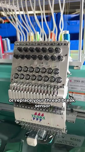 Learn how to replace and adjust the thread break sensor on your Tajima TFMX embroidery machine with this step-by-step guide. Ensure your machine operates flawlessly and avoid interruptions in your embroidery projects! #Commercialembroiderymachine #TajimaTFMX #EmbroideryTips #MachineMaintenance #ThreadBreakSensor | The Embroidery Warehouse