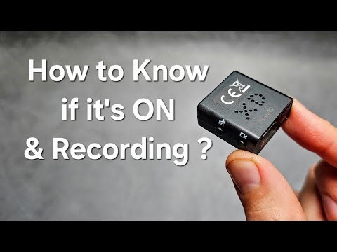 Micro XD Camera - How to Tell if it's ON & Recording Video ?