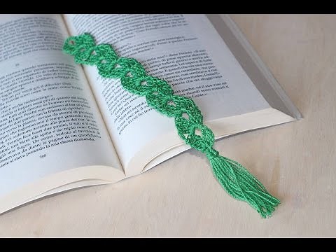 Segnalibro all'uncinetto - Tutorial