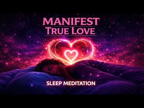 MANIFEST TRUE LOVE ❤️✨ Sleep Meditation to Attract Your Soulmate | Guided Sleep Meditation