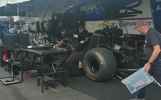 John Force top fuel funny car engine tear down and rebuild