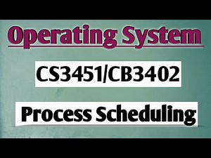 Process scheduling in operating system tamil|| OS || Anna university reg-2021.
