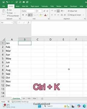 Excel Shortcut Course #29 | Insert & Edit Hyperlink Fast | Ctrl + K
