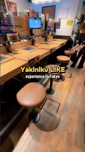 Where to eat in Tokyo? Try Yakiniku LIKE! Cheap and great for both solo and group dining 🍽️ #fyp