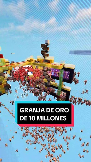 La granja de oro más grande de Minecraft