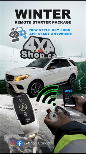 4x4shop Canada on Instagram: "Mercedes GLE Remote Starter – with New Style Key Fobs & Phone App #mercedes #remotestart #4x4shopCanada #mercedesgle"