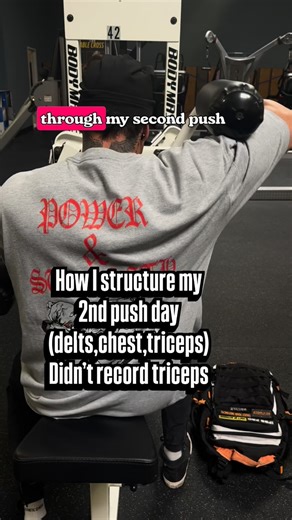Nathaniel Ballow IFBB PRO / TRANSFORMATION KING on Instagram: "A walk-through of my second push day of the week! If you want the full breakdown reps and sets, including the tricep portion comment or dm “push” and I’ll send that over"