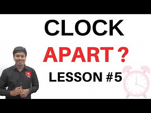 CLOCK Lesson-5 || Apart? || Quantitative Aptitude Video Lecture | Crash Course for SSC CGL (English)