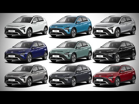 2021 Hyundai Bayon - All Colour Options - Images | AUTOBICS