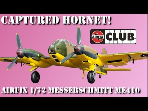 Building the Messerscmitt Me.410 in full RAF camouflage | Airfix Club kit 2025