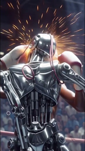 Boxer defeats robot to save the humans ! #spongebob #hiphop #robot #boxer #boxing #foryou #fyp