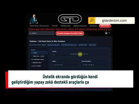 Gitar Dersleri | 750+ Öğrenci Deneyimi | Online & Birebir