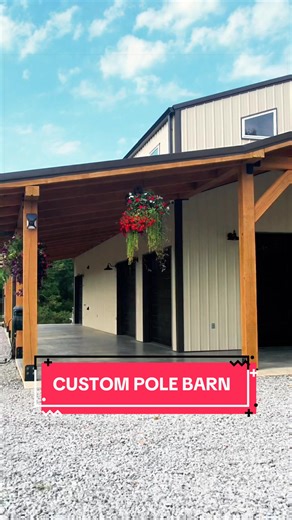 Stunning Custom Two-Story Residential Pole Barn Design