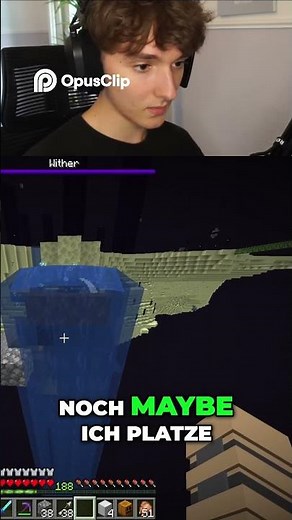 Minecraft-Panik: Wither-Flucht! Knallharter Kampf unter Wasser!!! @platin2