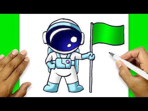 How To Draw An Astronaut Easy Step By Step | Drawing Of Astronaut