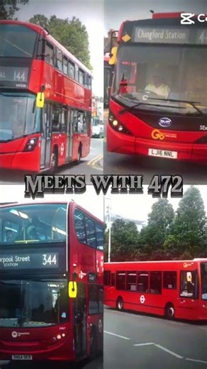 144 vs 444 vs 344 vs 244 #londonbus #london #welcometolondon #londontransport