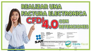1.9K views · 51 reactions | ►| REALIZAR UNA FACTURA ELECTRONICA CFDI 4.0 CON RETENCIONES DESDE EL SAT | Conta Fiscal Asesorías | Facebook