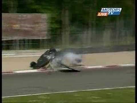 Ortelli's crash Le Mans Series at Monza 2008 (replays)