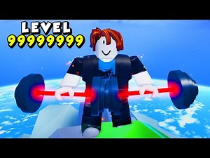 CONSEGUI A FORÇA DE UM HACKER NO ROBLOX LIFT LEGENDS SIMULATOR