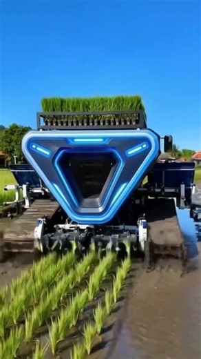 Big Machine Rice Transplanter!