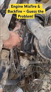 Engine Misfire & Backfire – Guess the Problem! Bent Head Valve? Engine Noise & Damage Explained