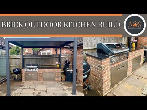 BRICK OUTDOOR KITCHEN BUILD UK | BEEFEATER 1600S SERIES BBQ | PORTSMOUTH