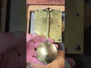 Fusee clock how to hang a pendulum - and some other information #vintage #clockrepair