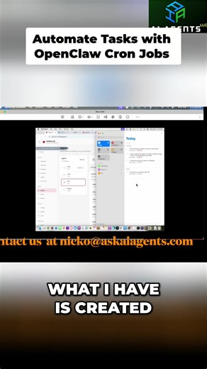 Automation simplified. A simple cron job and OpenClaw's heartbeat sync to run tasks every 30 minutes. Efficiency unlocked. Does your workflow have automated checks? #TechTips #Automation #CronJob #OpenClaw #DevOps