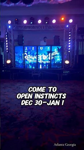 Come to Open Instincts NYE Takeover in Atlanta Georgia! #atlantageorgia #atlantaga #atlanta