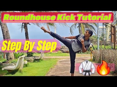 Roundhouse Kick Tutorial 🥋 Learn Step by Step (Karate, Taekwondo, Kickboxing and MMA)