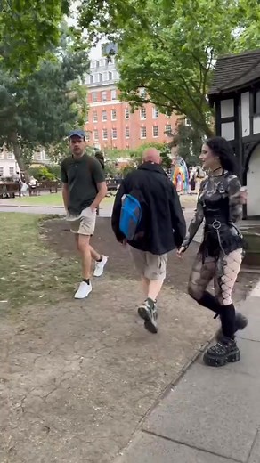 13K views · 125 reactions | i guess second time sort of lucky?  #goth #alt #funnyvideos #funny #comedyvideo #funnyvideo #awkward #awkwardmoments #publicinterview #fy #foru #fyp #forupage #explore #explorepage #foryoupagee #viral #viraltiktok | Vibe Craft | Facebook