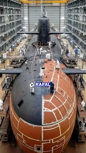 why did engineers choose this color to paint submarines
