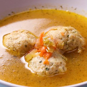 200K views · 421 reactions | Learn how to make Mike's grandparents' warm and fuzzy matzo ball soup recipe 殺 Get the recipe: https://tasty.co/recipe/roth-family-matzo-ball-soup | Tasty | Facebook