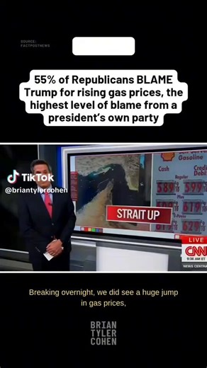 $4, $5 a gallon. A war nobody asked for. An economy bleeding everyday Americans dry. Trump’s pointing at YOUR gas prices saying “I did that!” — and every Republican in Congress let him. They own this too. Vote them ALL out in November. #TrumpsGasCrisis