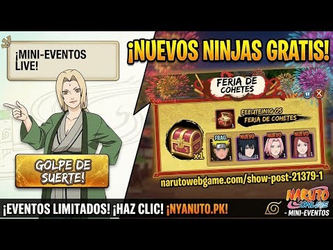 Naruto Online EVENTOS Asi subí de PODER Naruto Online nueva UPDATE Runas GOLPE DE SUERTE