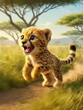 🐆 I’m the FASTEST Animal Alive! | Cute Cheetah for Kids