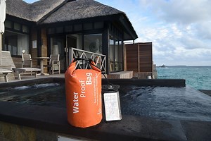 This $19 Waterproof Bag And Cell Phone Case Combo Will Keep Your Valuables Dry And Safe From Everything