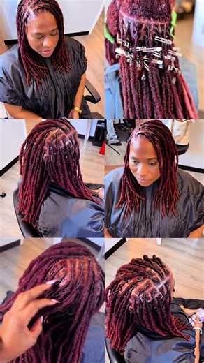 Fall Hair Color Transformation for Locs